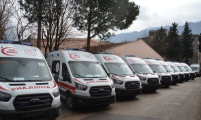Sağlık Bakanlığı’ndan Bursa’ya 18 yeni ambulans