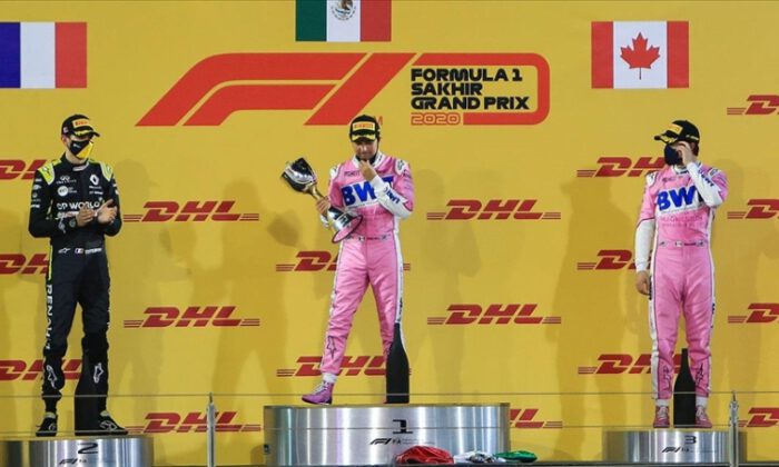 Perez, Sakhir Grand Prix’sinde F1 kariyerinin ilk birinciliğini kazandı