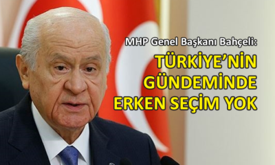 MHP lideri Bahçeli’den ‘erken seçim’ açıklaması