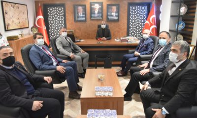 Davut Gürkan’dan MHP İl yönetimine ziyaret