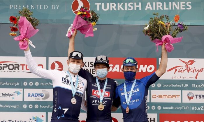 56. Cumhurbaşkanlığı Türkiye Bisiklet Turunun 7. etabını Philipsen kazandı
