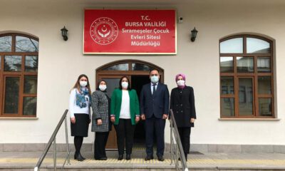 AK Parti Bursa İl Kadın Kolları, Sevgi Evini ziyaret etti