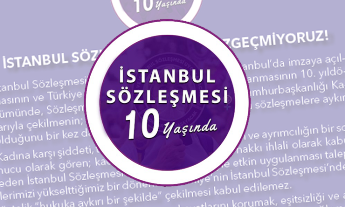 78 barodan ortak ‘İstanbul Sözleşmesi’ açıklaması