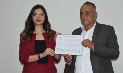 Güney Belediye Başkanı Karabacak mazbatasını aldı