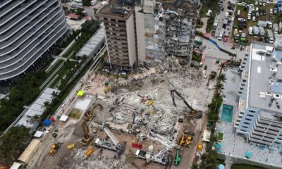 Miami’de çöken binanın enkazından 64 ceset çıkarıldı