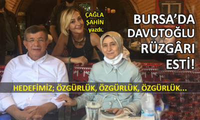 Bursa’da Davutoğlu rüzgârı esti