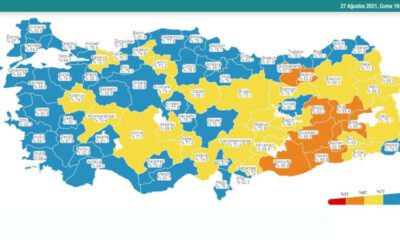 İstanbul Kovid-19 aşı haritasında mavi renge döndü