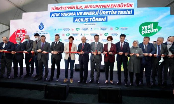 Avrupa’nın en büyük tesisini Kılıçdaroğlu, Akşener ve İmamoğlu açtı