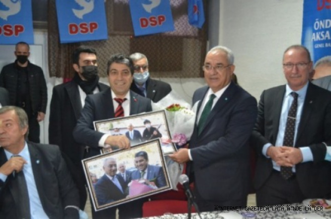 DSP lideri Aksakal’a Bursa’da yoğun ilgi