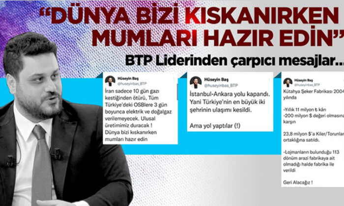 BTP lideri Baş, ‘milli servetler’e dikkat çekti!