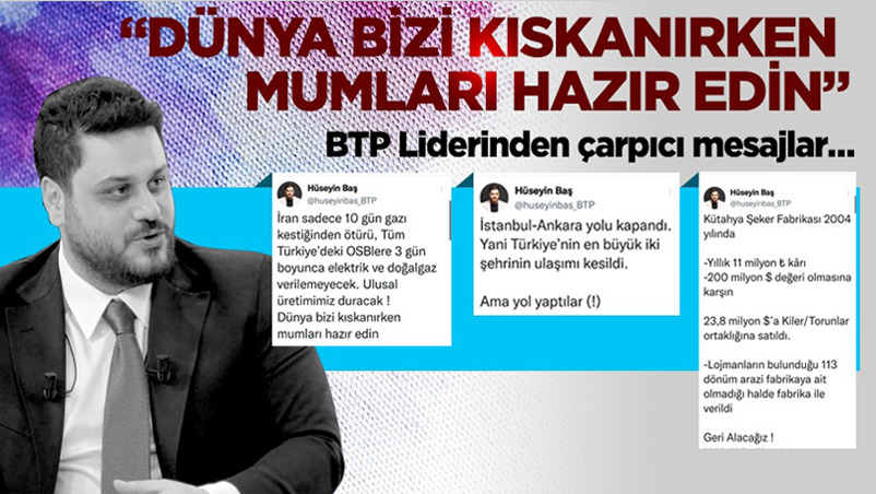 BTP lideri Baş, ‘milli servetler’e dikkat çekti!