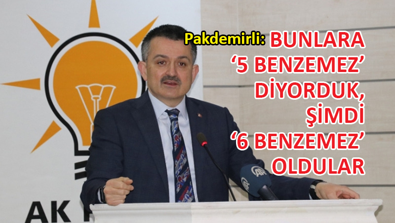 Pakdemirli’den muhalefet liderleri buluşmasına eleştiri