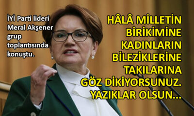 Meral Akşener’den Erdoğan’a ‘yastık altı’ tepkisi