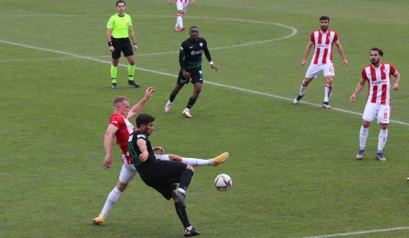 Bursaspor, Boluspor ile yenişemedi: 1-1