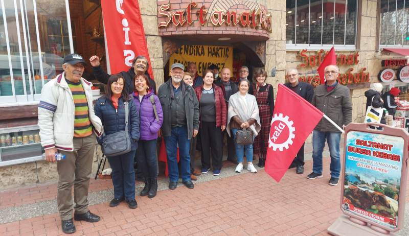 Disk/Emekli–Sen Bursa Şubesi üyeleri yıldönümü etkinliğinde buluştu