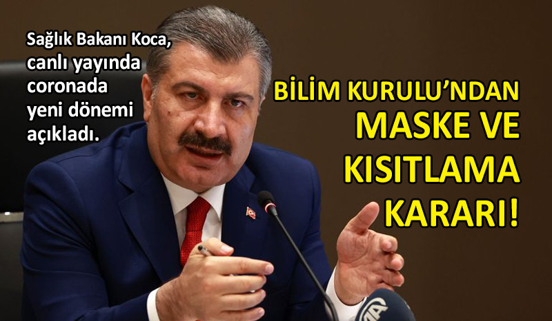 Açık alanlarda maske zorunluluğu kaldırıldı