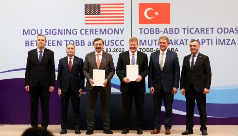 TOBB ve ABD Ticaret Odası arasında ‘stratejik’ imza