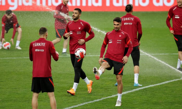 A Milli Futbol Takımı, Portekiz maçı hazırlıklarını tamamladı