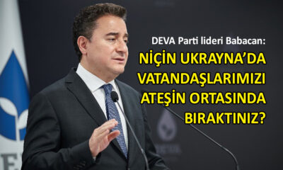 DEVA Partisi lideri Babacan iktidara sert çıktı