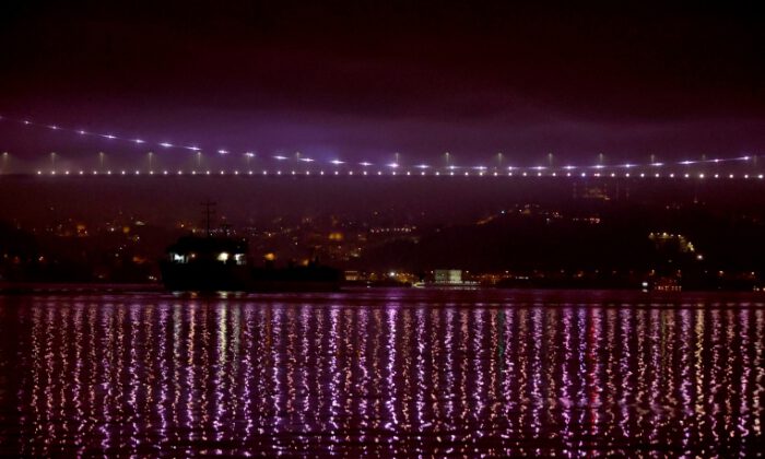 Rusya’dan yola çıkan ayçiçeği yağı yüklü gemi İstanbul Boğazı’ndan geçti