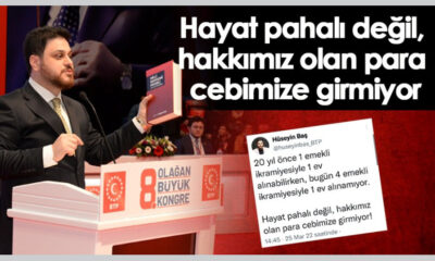 BTP lideri Baş, vatandaşın ekonomik fotoğrafını çekti