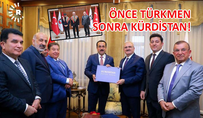 Vali Karaloğlu, üstünde ‘Kürdistan’ yazan albümle poz verdi