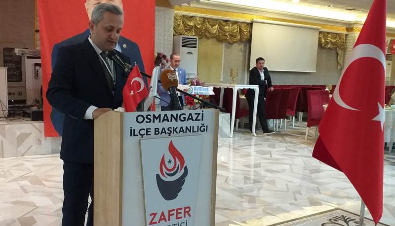 Zafer Partisi’nde Adem Şimşek, yeniden Osmangazi İlçe Başkanı