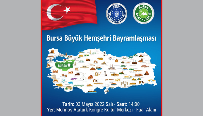Bursa büyük hemşehri buluşmasına hazırlanıyor