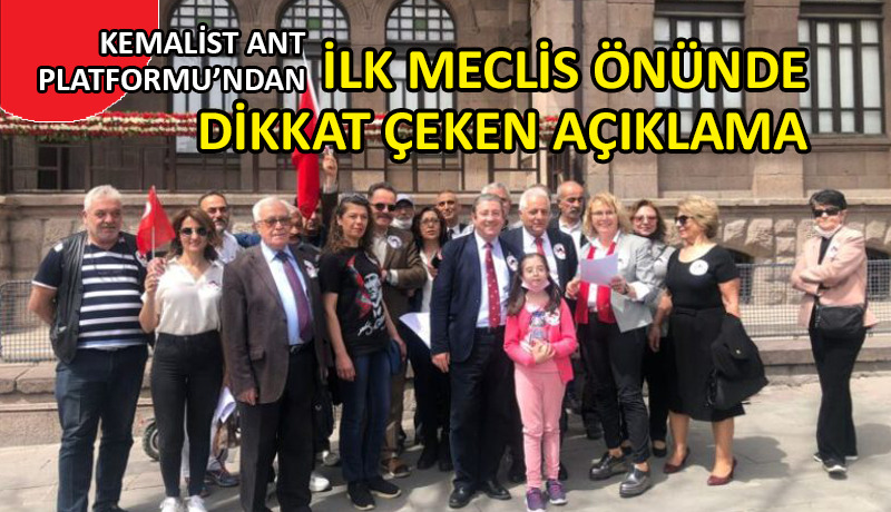 Kemalist ANT Platformundan dikkat çeken açıklama