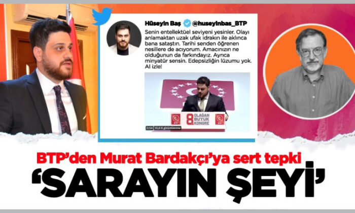 BTP’den Murat Bardakçı’ya sert ‘Lozan’ tepkisi