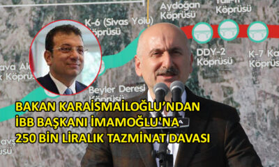 Bakan Karaismailoğlu’ndan İmamoğlu’na dava