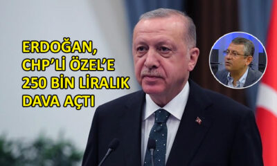 Cumhurbaşkanı Erdoğan’dan CHP’li Özel’e tazminat davası