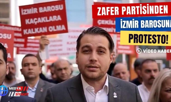 Zafer Partisi teşkilatından İzmir Barosuna ‘kaçak’ protestosu