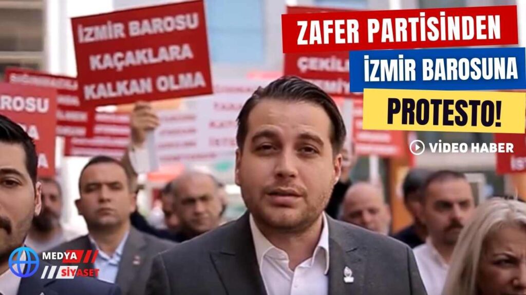 Zafer Partisi teşkilatından İzmir Barosuna ‘kaçak’ protestosu