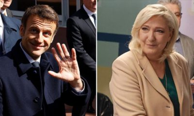 Fransa’da Macron ve Le Pen, ikinci tura kaldı