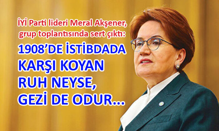 Akşener’den çok sert Gezi Parkı Davası kararı çıkışı