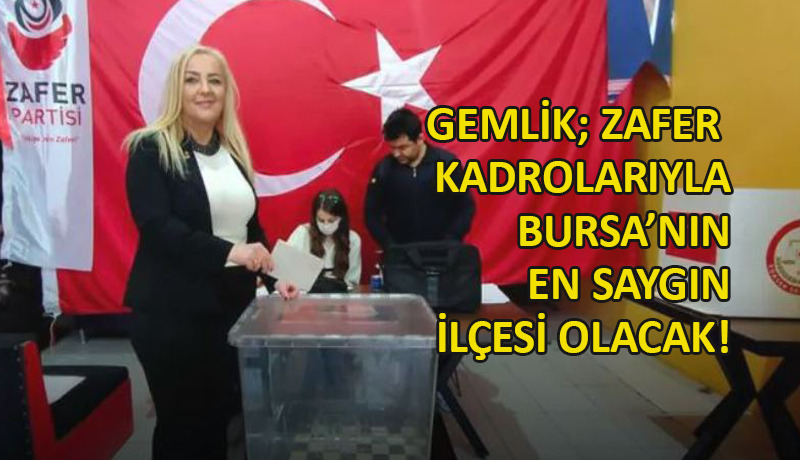 Zafer Partisi Gemlik’te, Nilüfer Toprakçı ile ‘devam’ dedi
