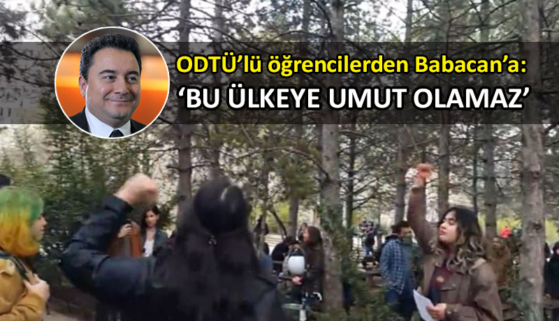 Ali Babacan’a ODTÜ’de protesto: Etkinli iptal…