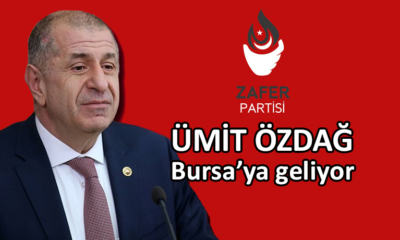 Zafer Partisi lideri Ümit Özdağ, Bursa’ya geliyor