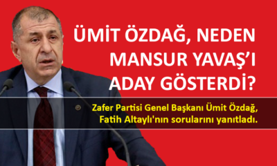 Zafer Partisi lideri Ümit Özdağ: Barajları yıkarak geliyoruz