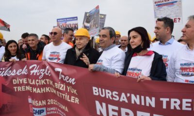 CHP’den protesto yürüyüşü: Bursa’nın treni nerede?