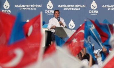DEVA Partisi ilk mitingini Gaziantep’te düzenledi