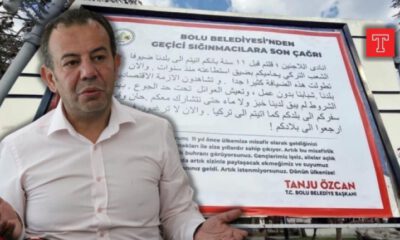 Tanju Özcan’dan sığınmacılara: Artık istenmiyorsunuz…