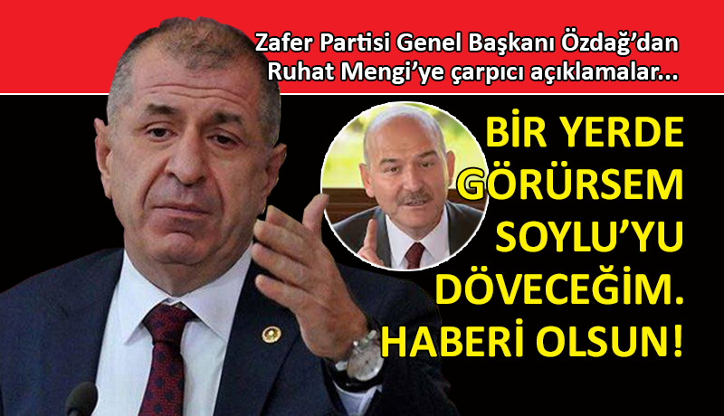 Zafer Partisi lideri Ümit Özdağ’dan çarpıcı ifadeler…