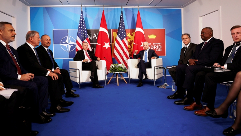 Cumhurbaşkanı Erdoğan, ABD Başkanı Biden ile görüştü