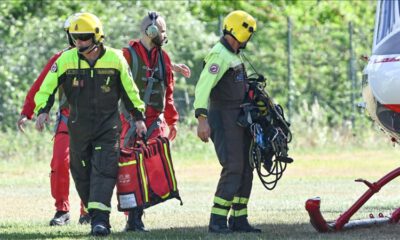 İtalya’da kaybolan helikopterin enkazına ulaşıldı