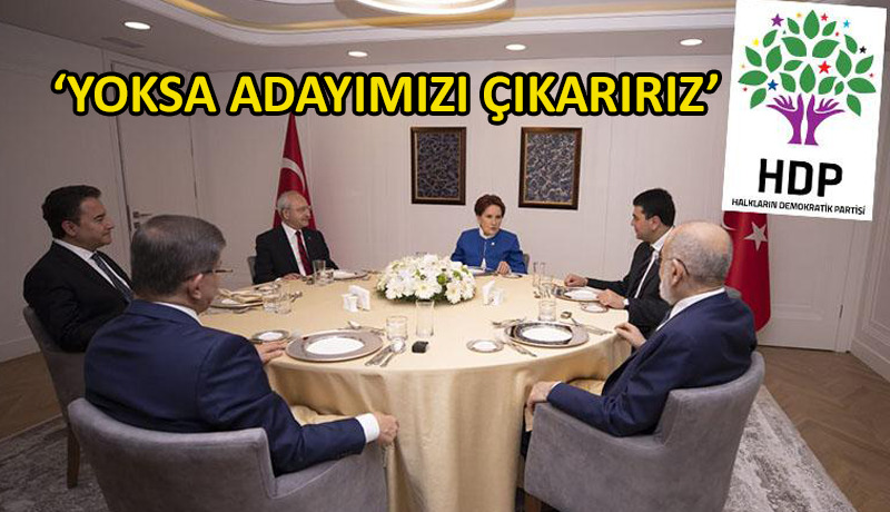 HDP’den cumhurbaşkanı adayı kararı: İki isme veto…