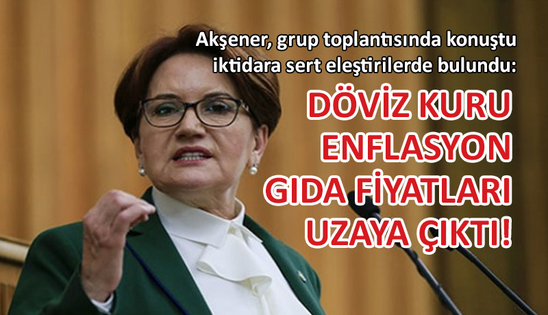 Meral Akşener’den Erdoğan’a yaylım ateşi
