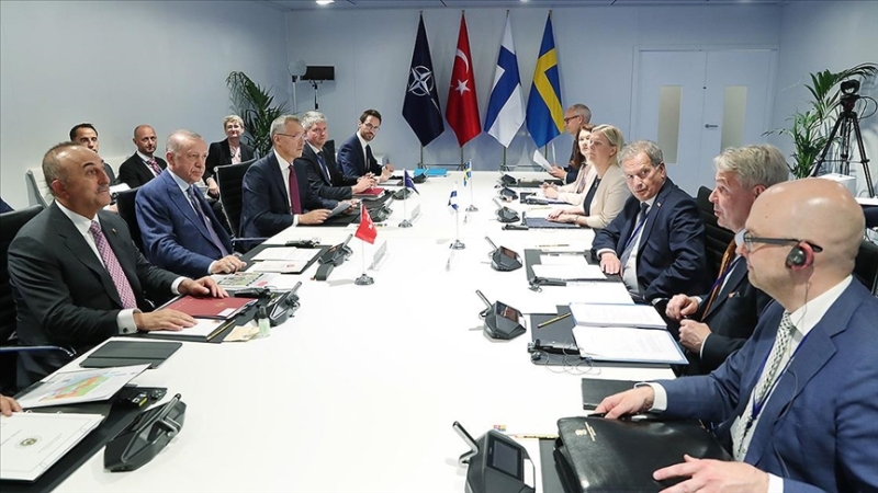 Erdoğan, Finlandiya ve İsveç liderleriyle görüştü