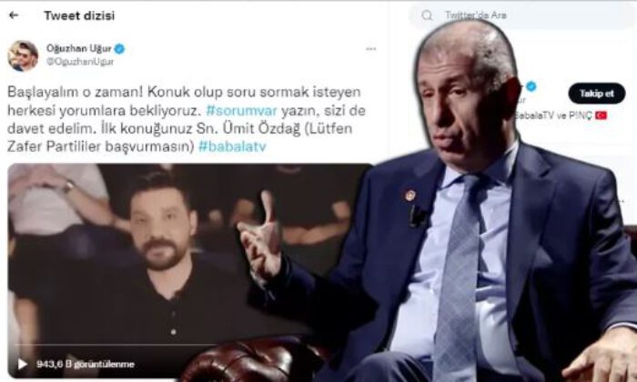 Siyasetçileri terletecek programın ilk konuğu; Ümit Özdağ